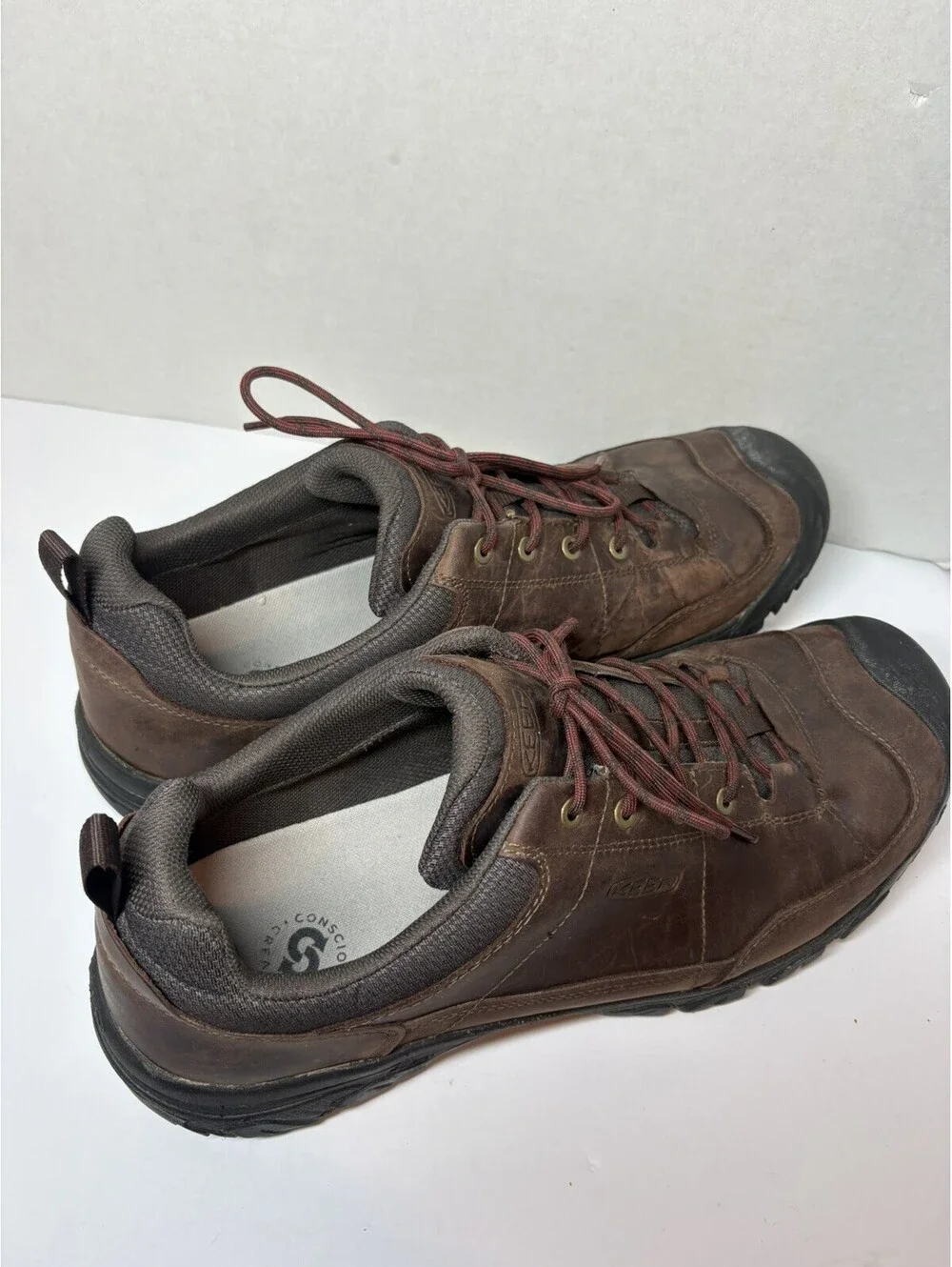Keen Targhee III Oxford Mens Shoe Sz 16 M Brown Leather Walking Shoes